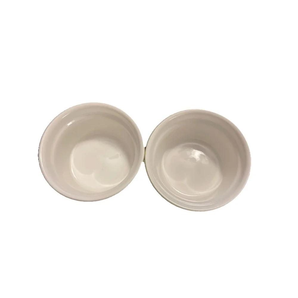 Williams-Sonoma‎ Made In Portugal Ribbed Small Ramekins Soufflé Dishes Set Of 2